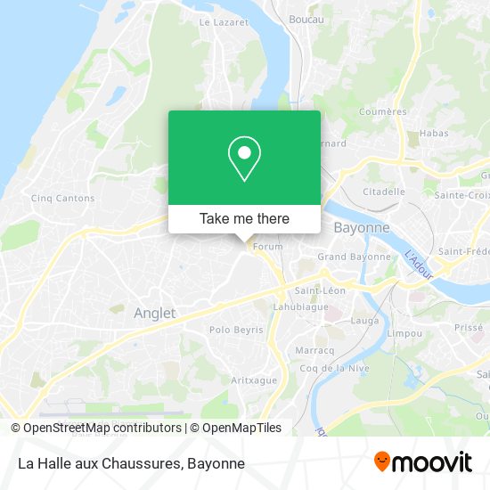 La Halle aux Chaussures map