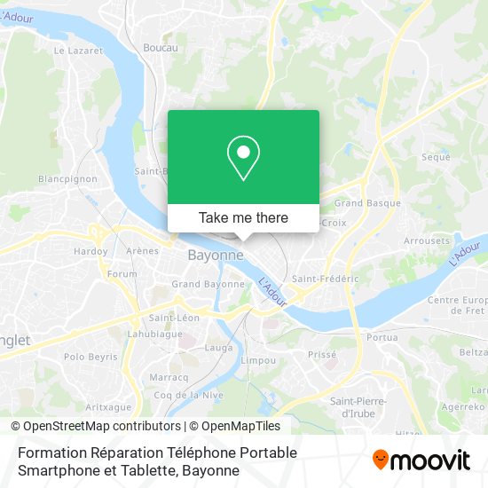 Formation Réparation Téléphone Portable Smartphone et Tablette map