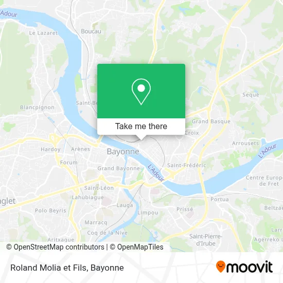 Roland Molia et Fils map