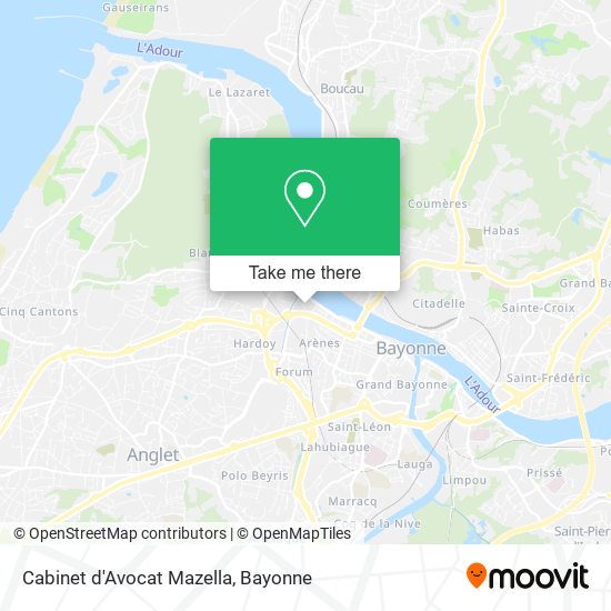 Cabinet d'Avocat Mazella map