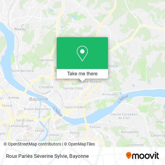 Roux Pariès Séverine Sylvie map