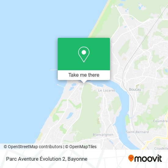 Parc Aventure Évolution 2 map