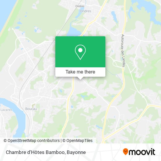Chambre d'Hôtes Bamboo map