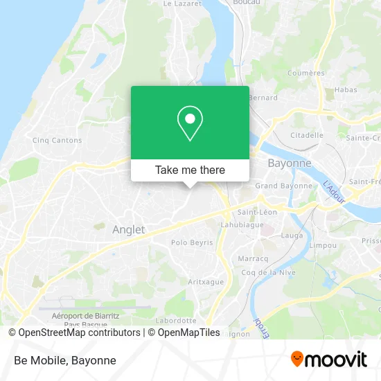 Be Mobile map