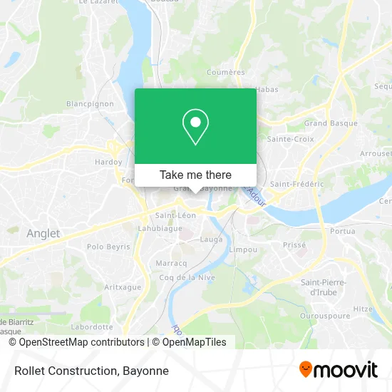 Rollet Construction map