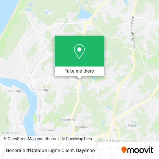 Générale d'Optique Ligne Client map