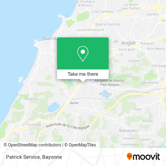 Patrick Service map