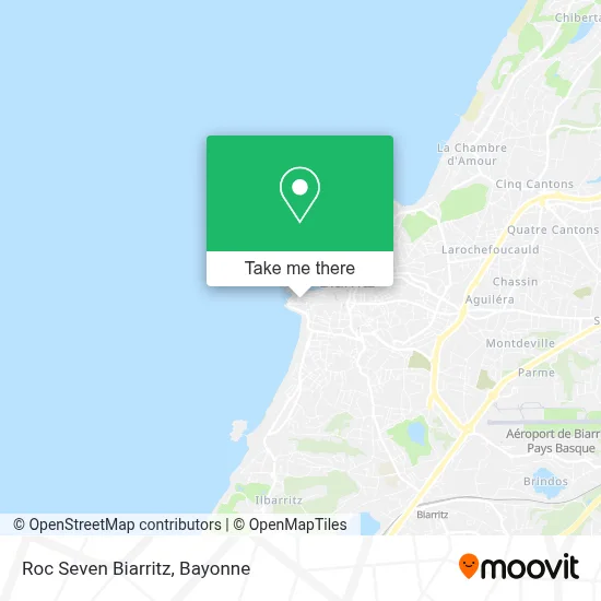 Roc Seven Biarritz map
