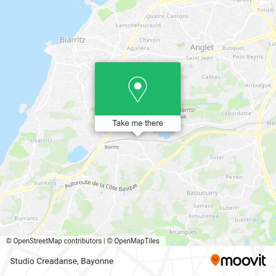 Studio Creadanse map