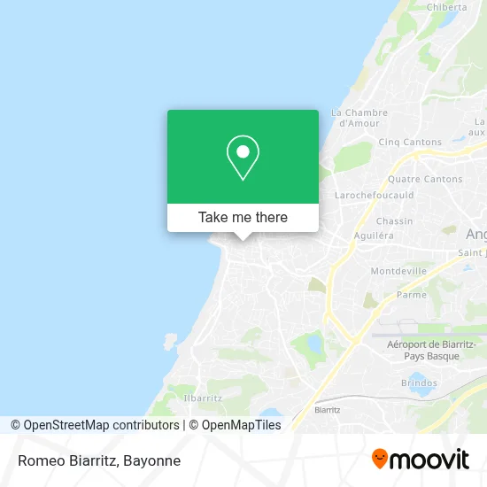 Romeo Biarritz map