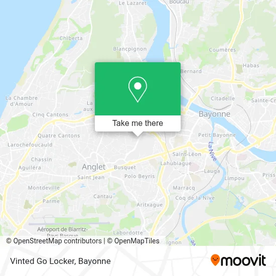 Vinted Go Locker map