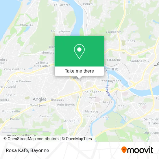 Rosa Kafe map
