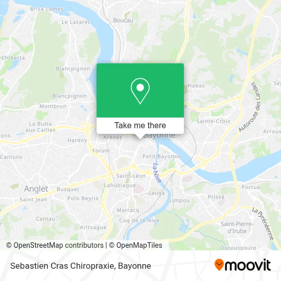 Sebastien Cras Chiropraxie map