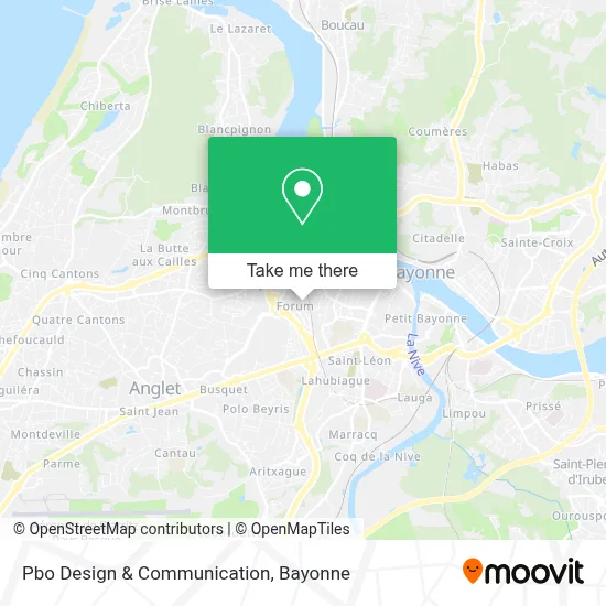 Pbo Design & Communication map