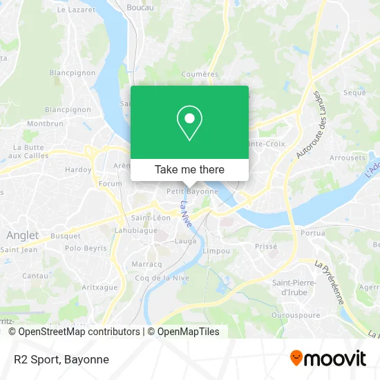 R2 Sport map
