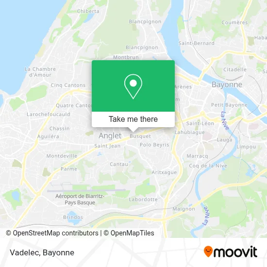 Vadelec map