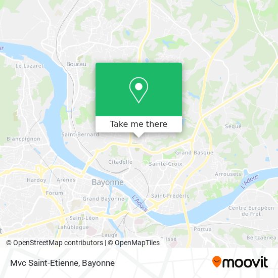 Mapa Mvc Saint-Etienne