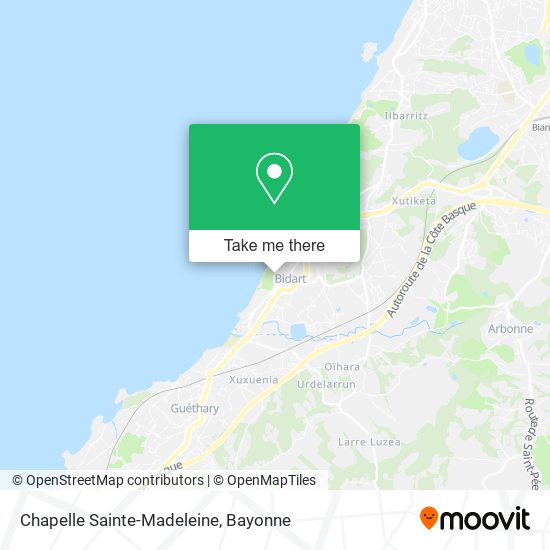 Chapelle Sainte-Madeleine map