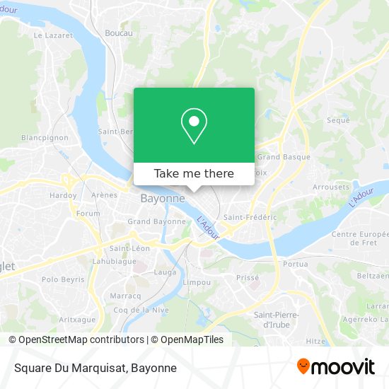 Mapa Square Du Marquisat