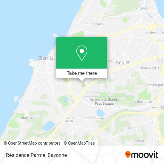 Résidence Parme map