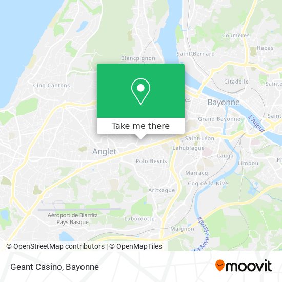 Geant Casino map