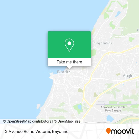 3 Avenue Reine Victoria map