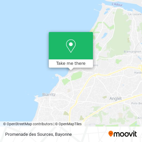 Promenade des Sources map