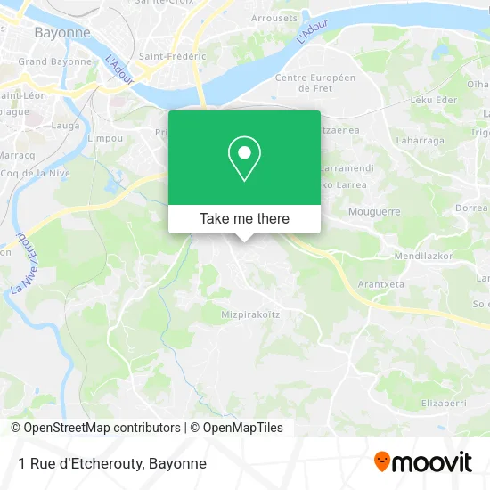 1 Rue d'Etcherouty map