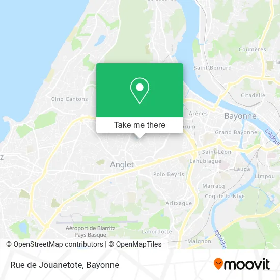 Rue de Jouanetote map