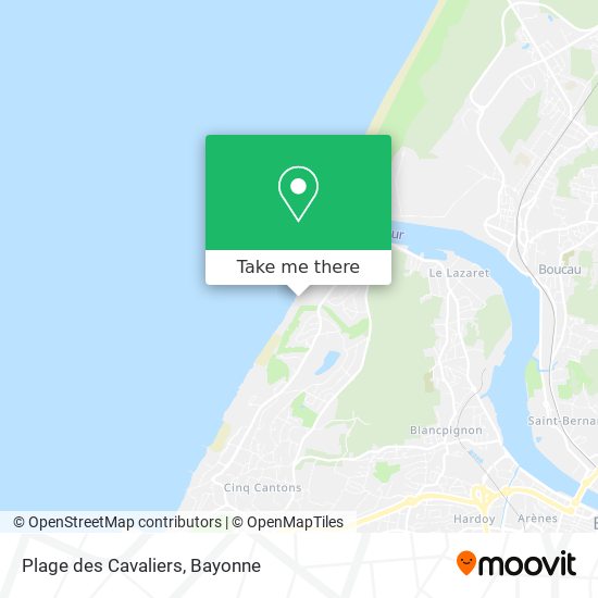 Plage des Cavaliers map