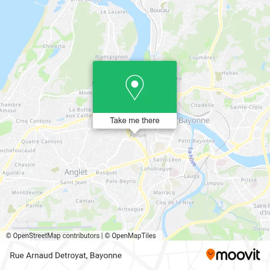 Rue Arnaud Detroyat map