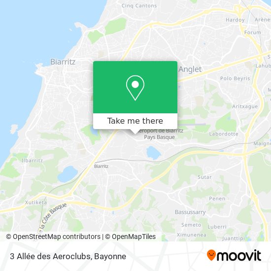 3 Allée des Aeroclubs map