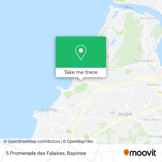 5 Promenade des Falaises map