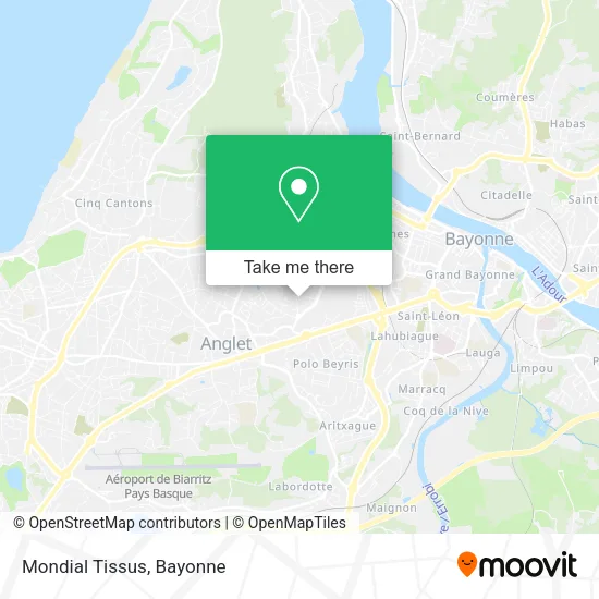 Mondial Tissus map