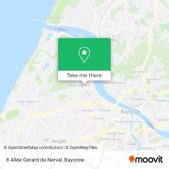 8 Allée Gérard de Nerval map