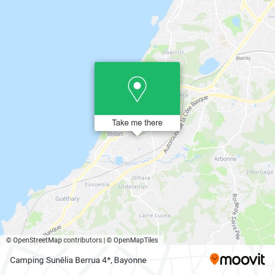Camping Sunêlia Berrua 4* map