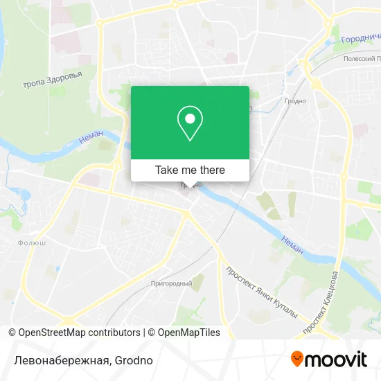 Левонабережная map