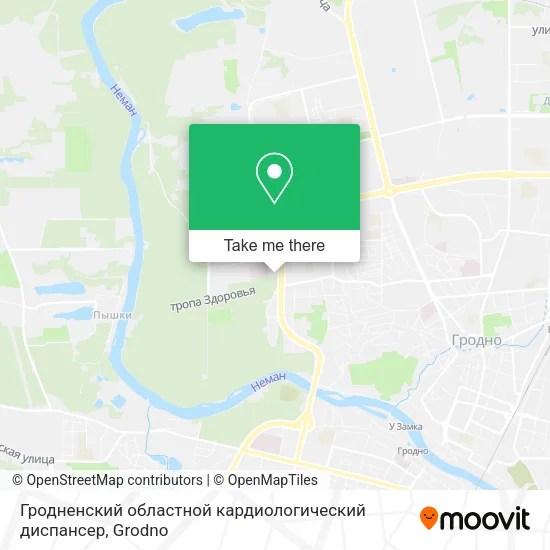 Гродненский областной кардиологический диспансер map