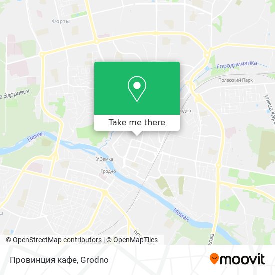 Провинция кафе map