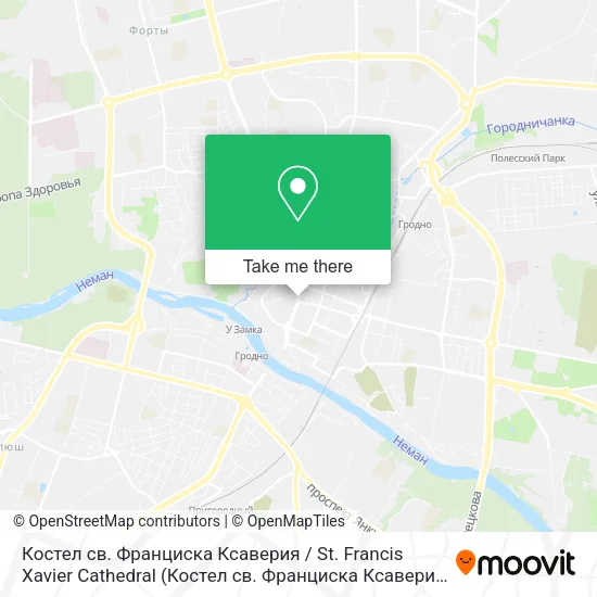 Костел св. Франциска Ксаверия / St. Francis Xavier Cathedral map