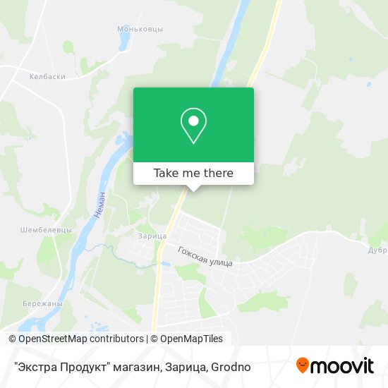 "Экстра Продукт" магазин, Зарица map