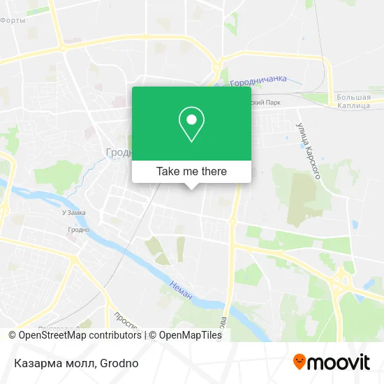 Казарма молл map
