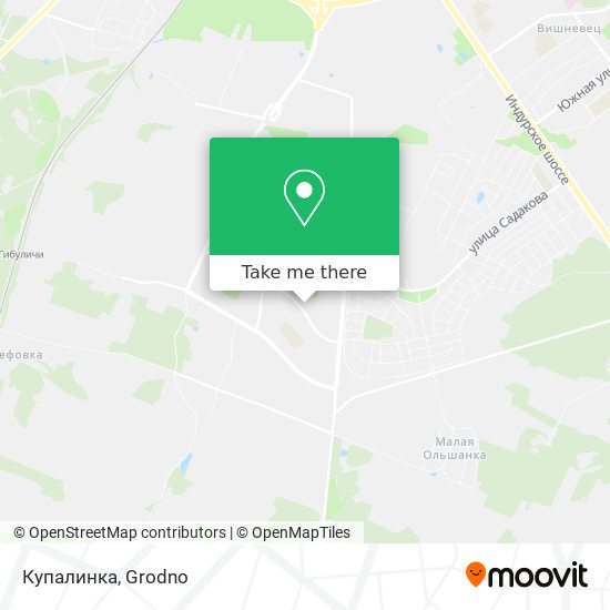 Купалинка map