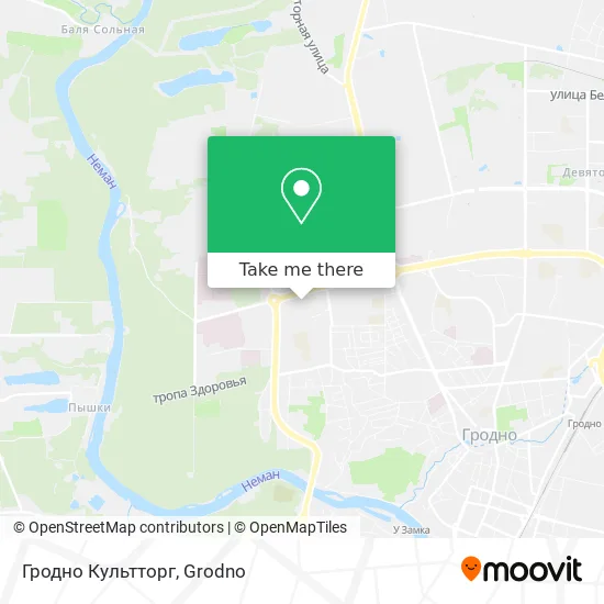 Гродно Культторг map