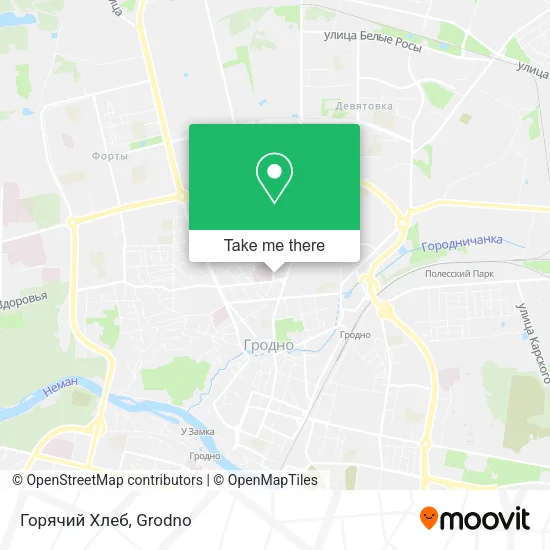 Горячий Хлеб map