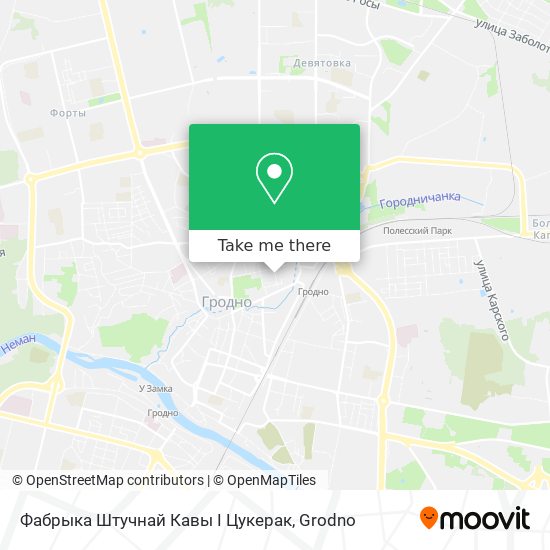 Фабрыка Штучнай Кавы І Цукерак map