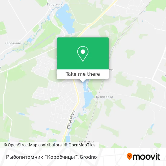 Рыбопитомник ""Коробчицы"" map
