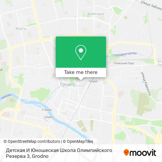 Детская И Юношеская Школа Олимпийского Резерва 3 map