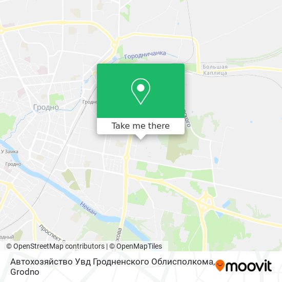 Автохозяйство Увд Гродненского Облисполкома map