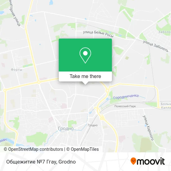 Общежитие №7 Ггау map